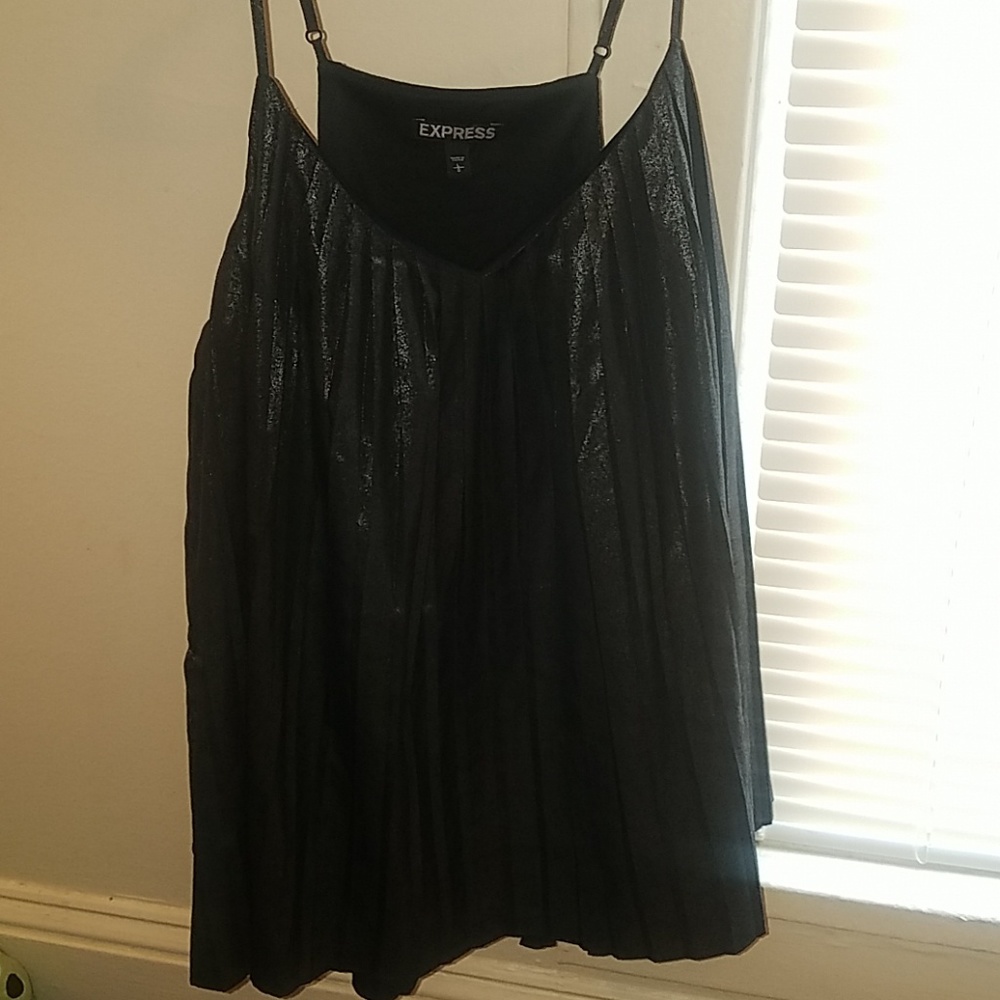 Black Shimmer EXPRESS top, Large